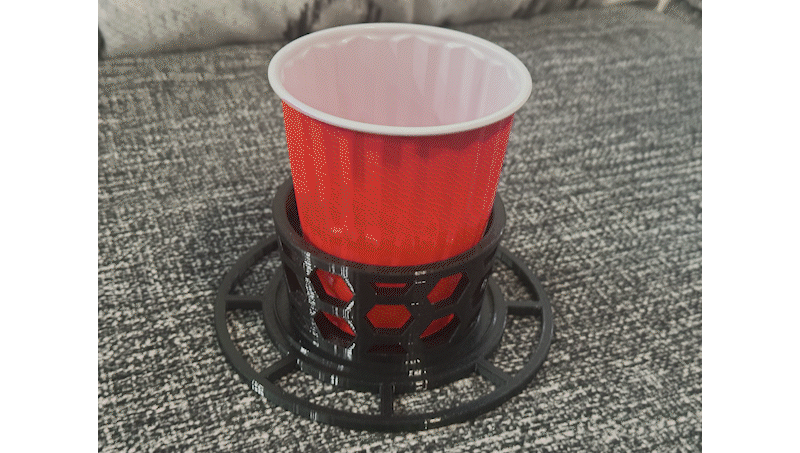Anti-Spill Cup Holder for Sofas, Recliners, Beds