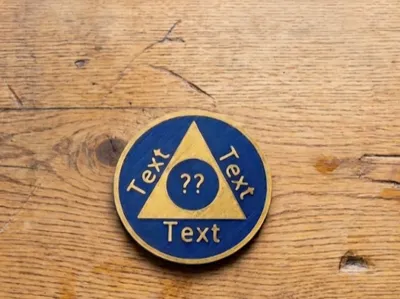 Sobriety Token Changeable Text