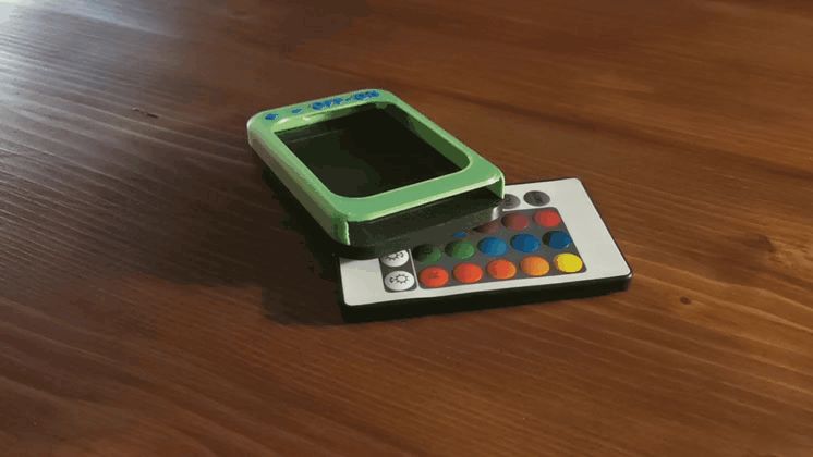 Magnetic cover for infrared light remote control
