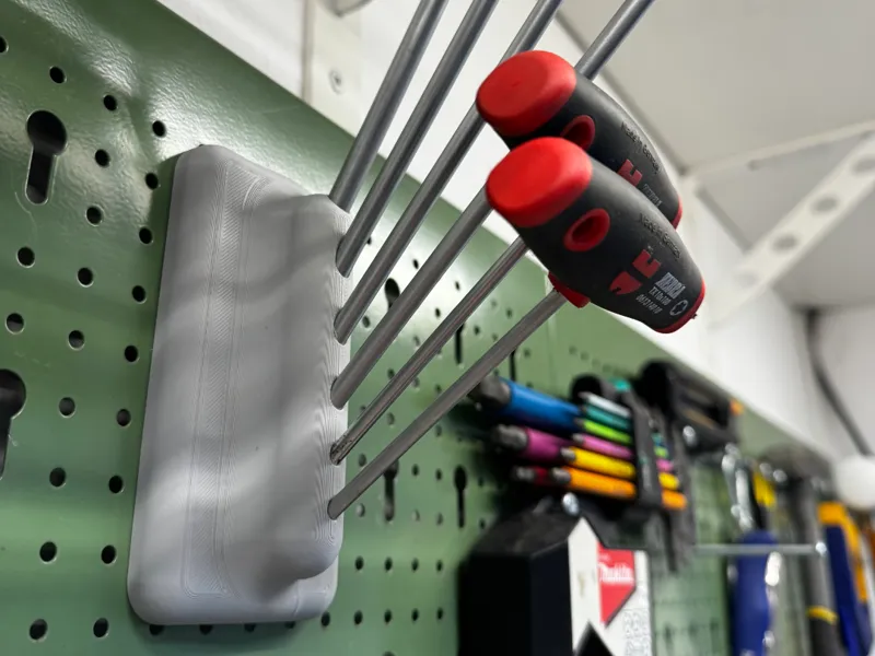 Wurth Zebra Torx Key Holder for Pegboard