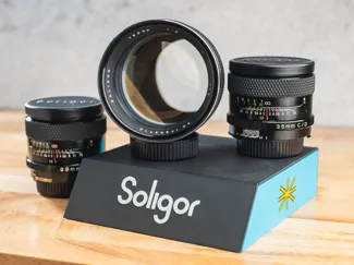 Vintage Lens Display Stand - Soligor
