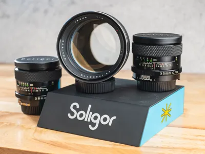 Vintage Lens Display Stand - Soligor