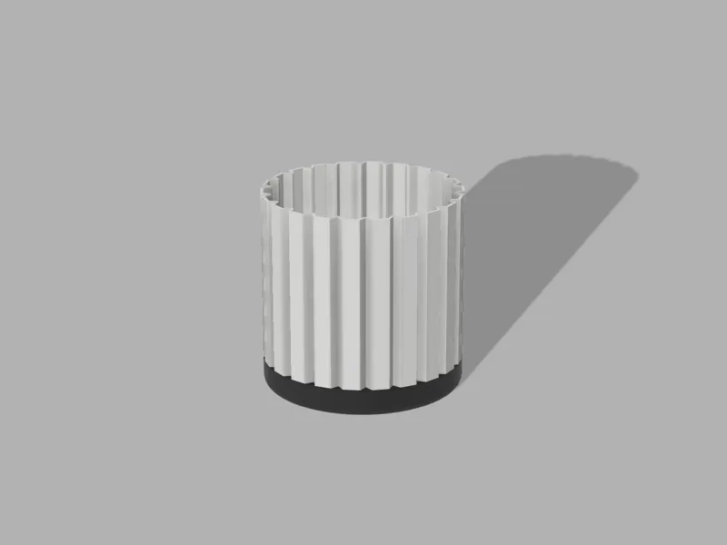 Vaso con Piatto Integrato 