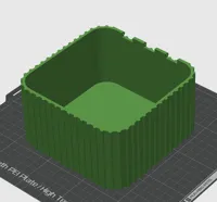 No Internal Dividers - 0.16mm layer, 2 walls, 10%-15% infill