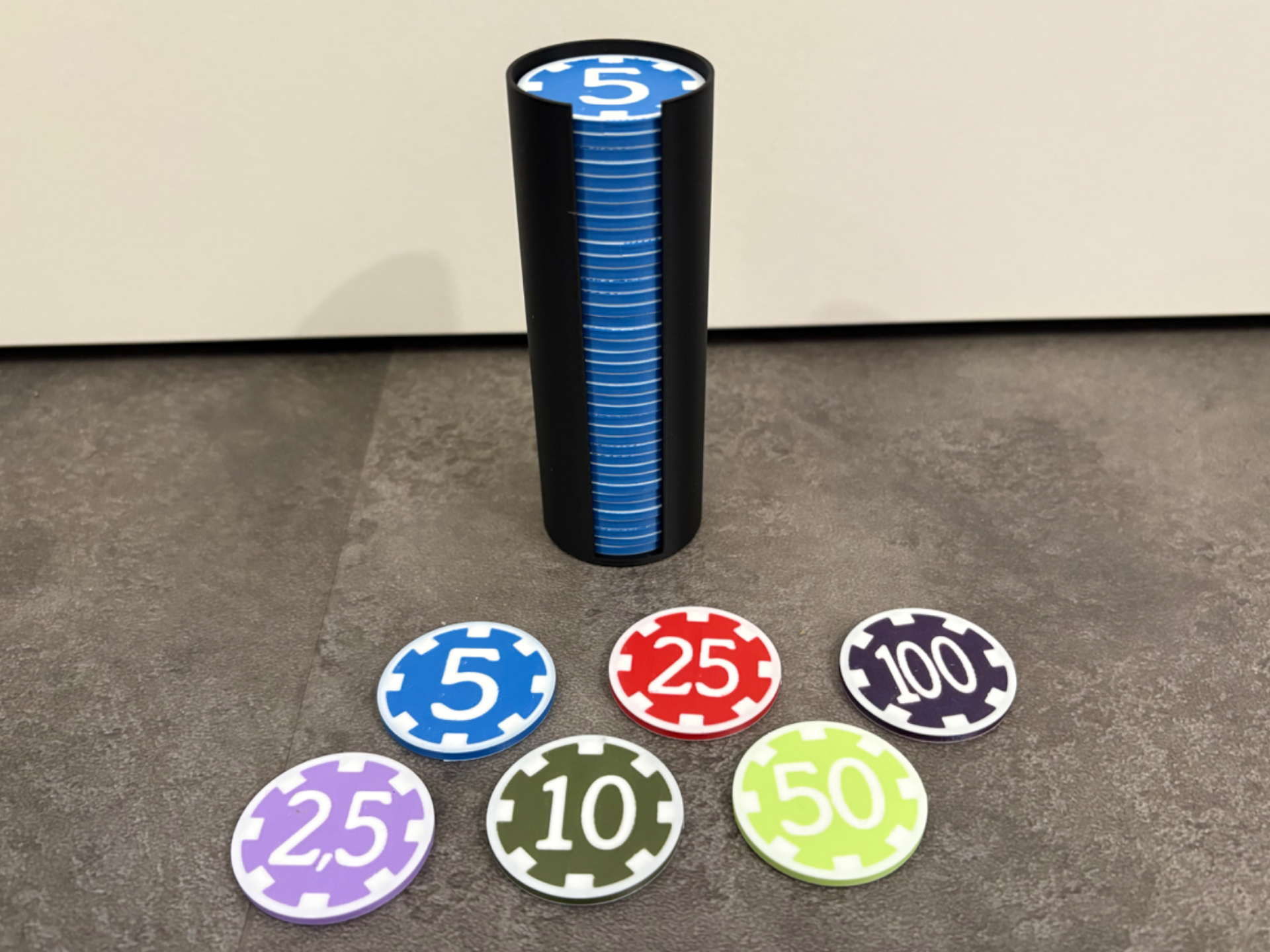 Pokerchips inkl. Box