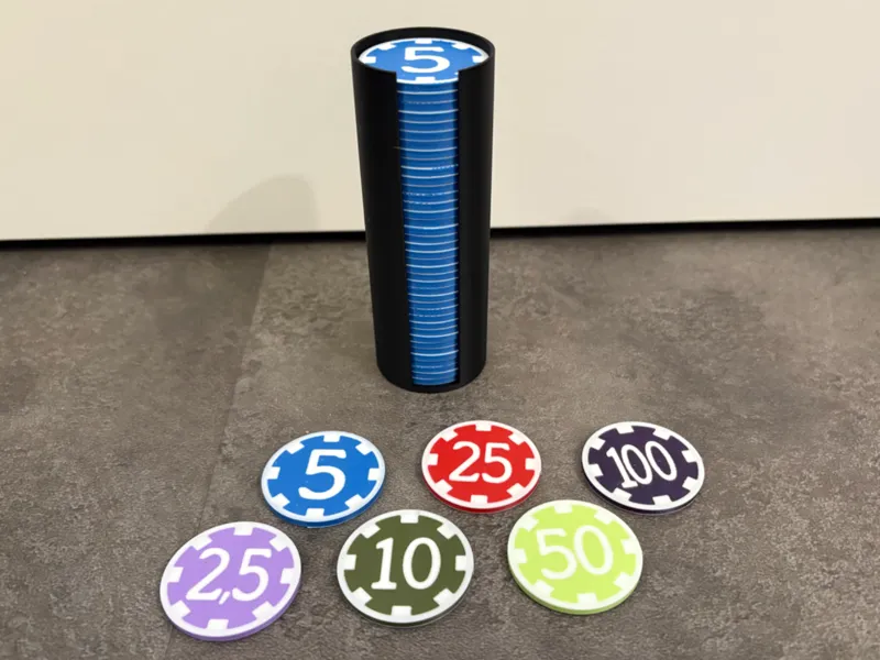 Pokerchips inkl. Box