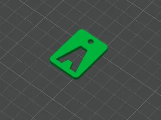 Keychain Letter A