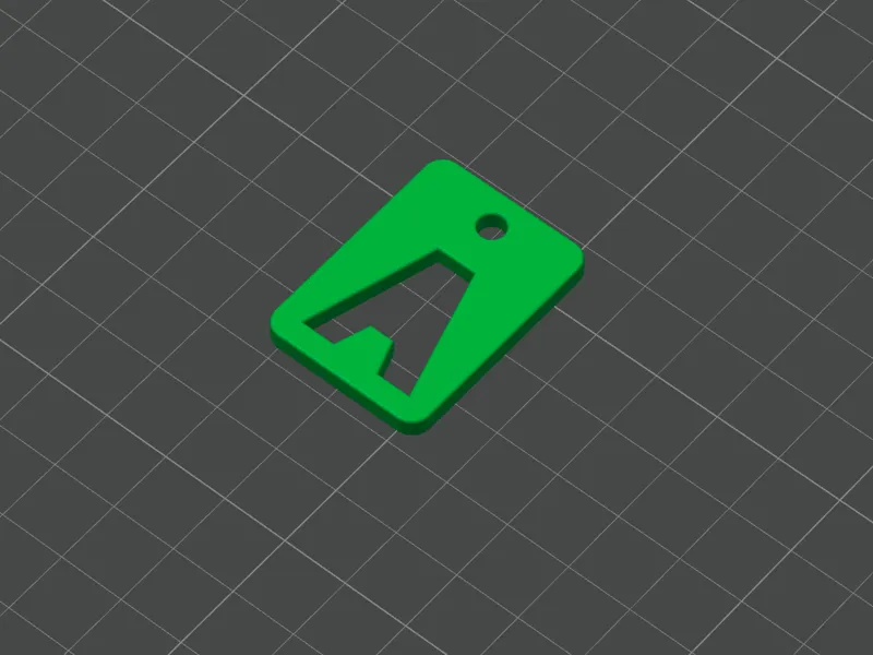 Keychain Letter A