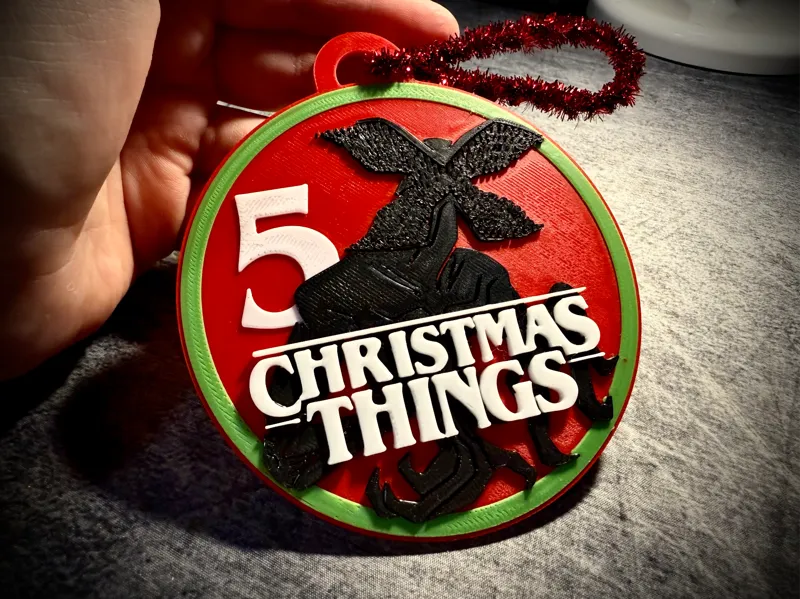 Demogorgon Christmas Ornament (Stranger Things 5)