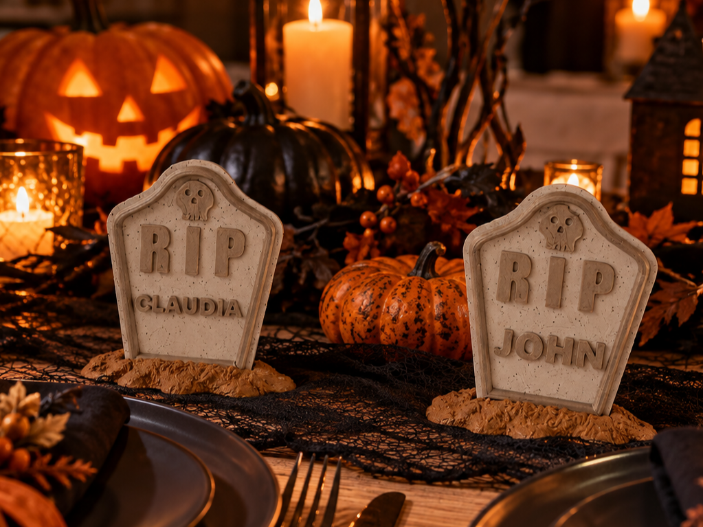 Lapide Segnaposto per Halloween 3D model