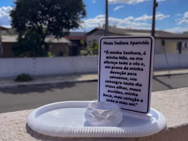 Mesa p/ Oração com Nossa Senhora