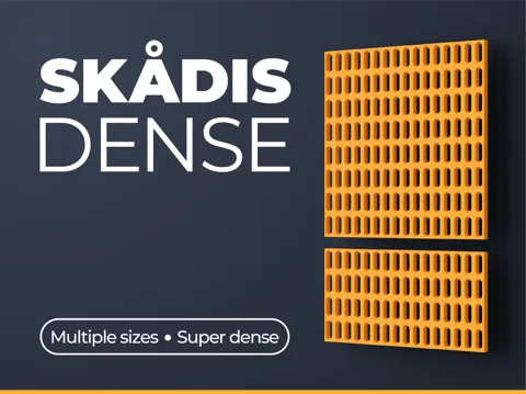Estante o repisa: Skadis Dense Pegboard - 300% more holes! — referencia de MakerWorld