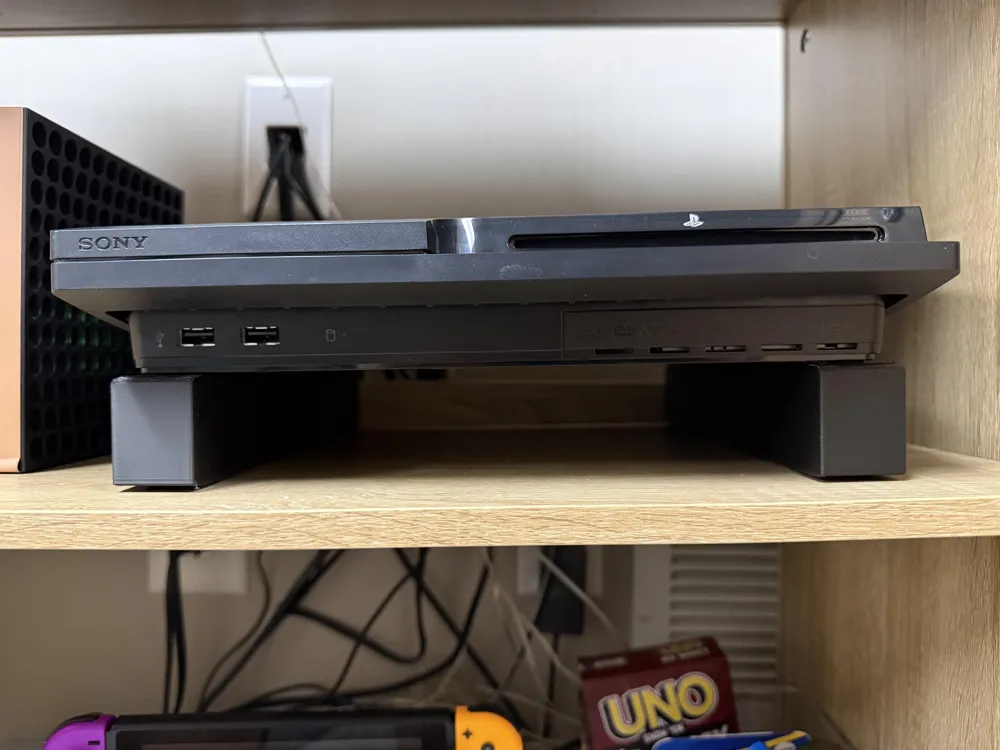 Ps1 V2 Riser PlayStation 3 Riser - Free 3D Print Model - MakerWorld