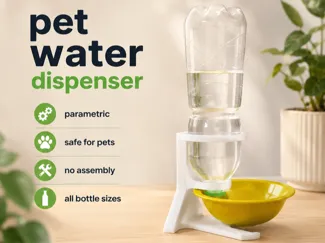 Parametric Pet Water Dispenser (safe for pets)