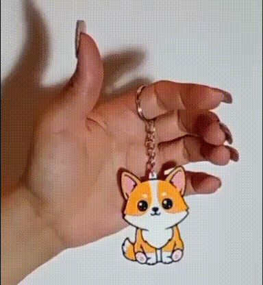 Corgi Keychain