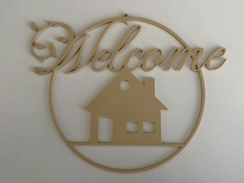 Welcome Schild