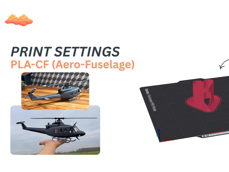 PLA-CF – Optimized Aero Fuselage Print Settings