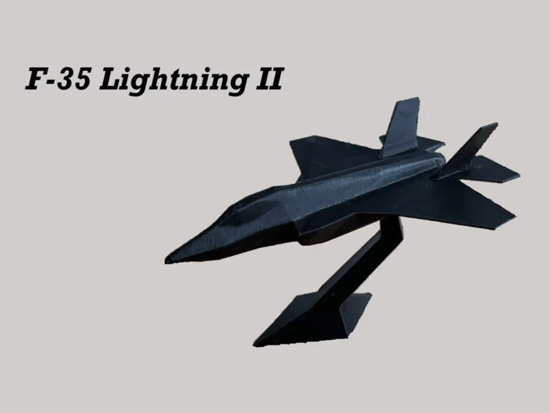 F-35 Lightning II - Glue Free and Easy to Print