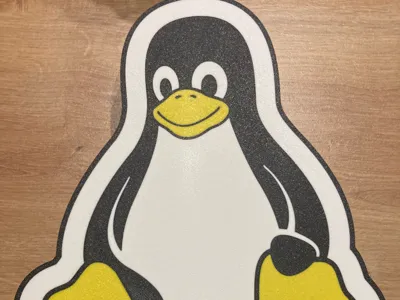 LightBox Tux pinguin Led linux