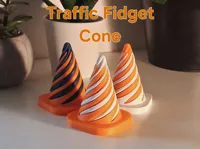 Traffic Fidget Cone Multicoulor 2 Plates without AMS
