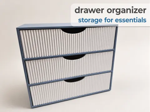 Organizador: Badezimmer-Organizer mit 3 Schubladen (Serie) — referencia de MakerWorld