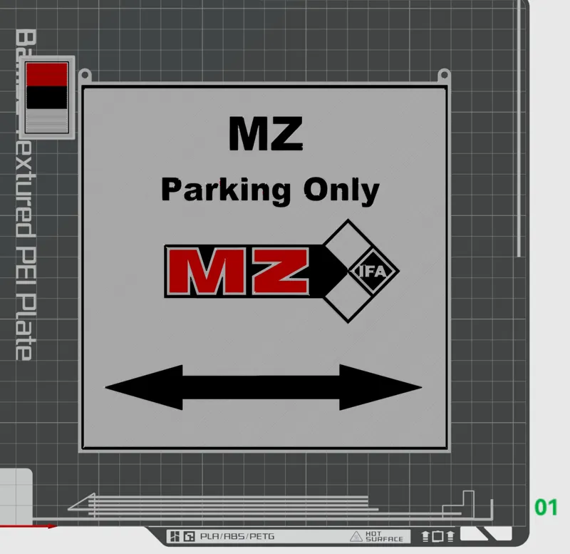 MZ Parking Only