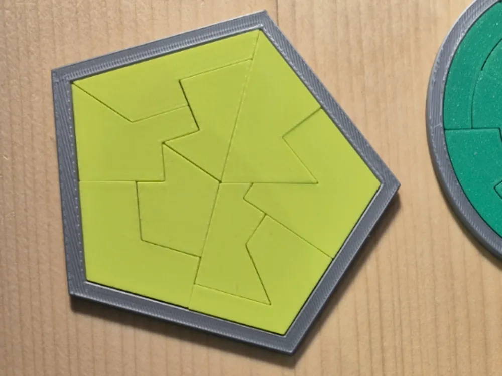 Pentagonal puzzle - Free 3D Print Model - MakerWorld