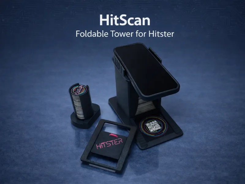 HitScan – Foldable Game Tower with Privacy Shield