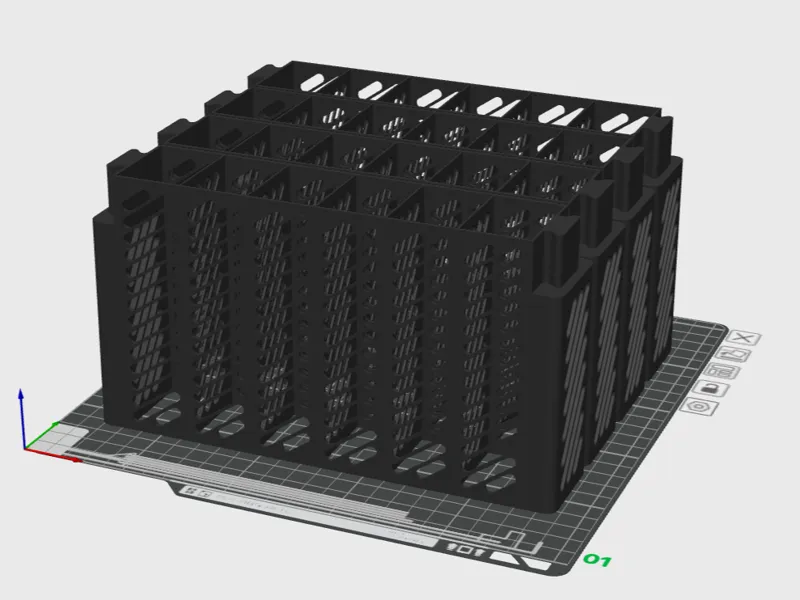 Xerxes Pi Dove Tail Rack (no feet) Batch