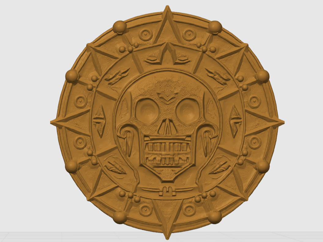 Aztec Cursed Coin - The Pirates Of The Caribbean