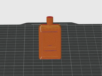Small bottle figure