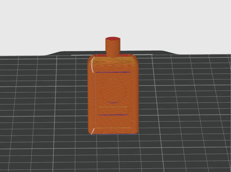 Small bottle figure
