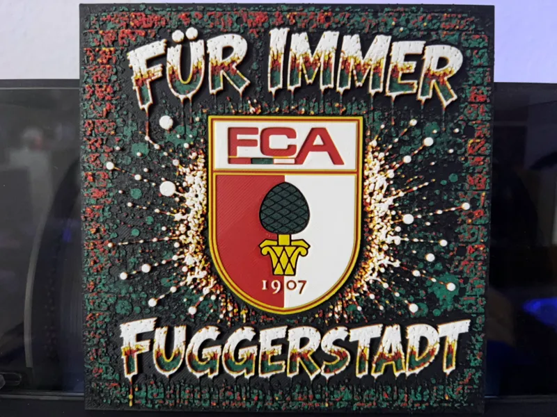 FC Augsburg Fuggerstadt Graffiti Hueforge FCA