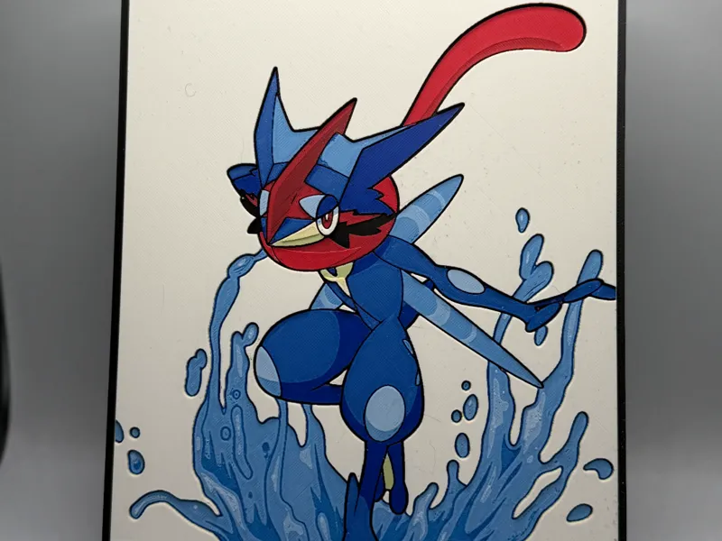 Pokemon Hueforge - Greninja Splash