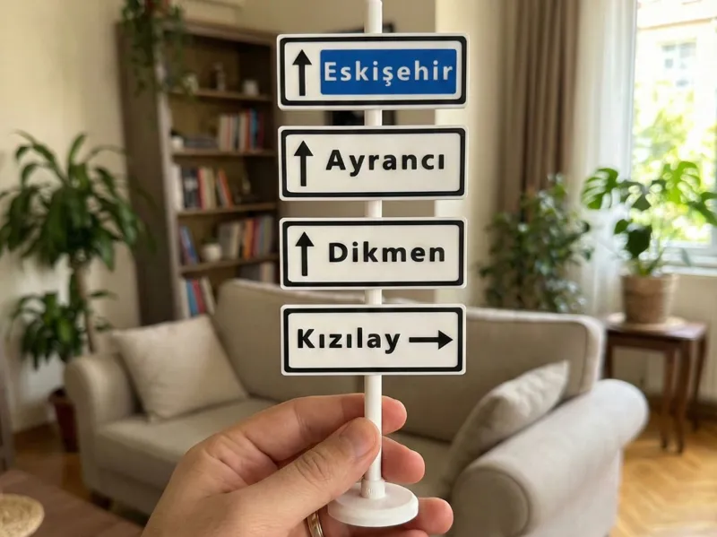 Ankara Kızılay Tabelası