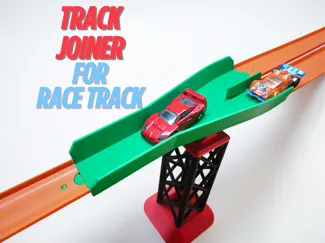 Y-Piece Race Track Joiner 2 to 1 Track Lane Merger