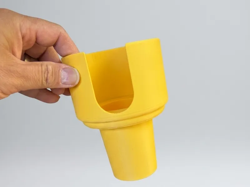 Wide Boba cup holder adapter 95mm 