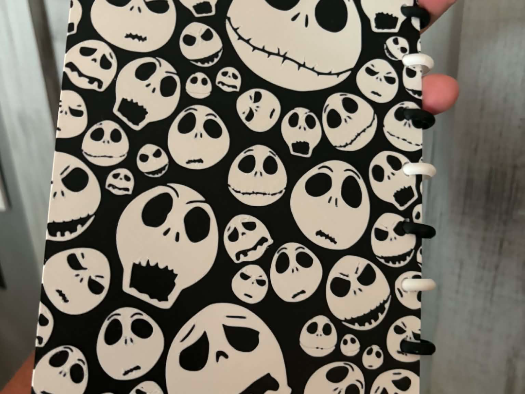jack skellington A5 notebook cover - 1