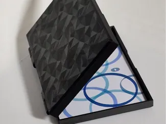 Business Card Box 85x55mm with Hinge