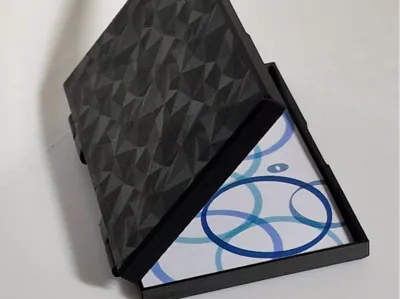 Business Card Box 85x55mm with Hinge