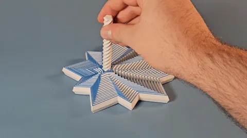 Star shaped Fidget (with handle) view 2