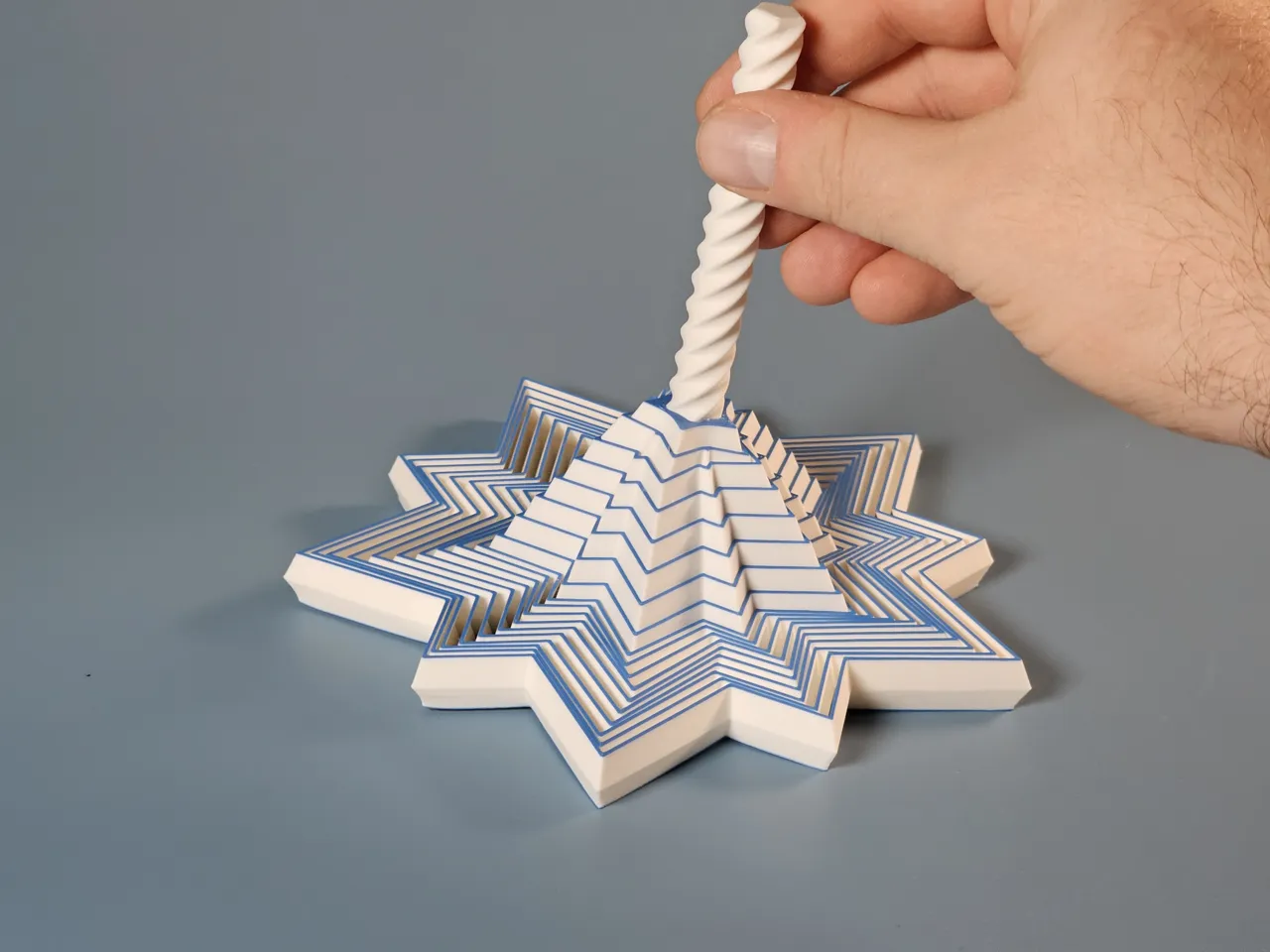Star shaped Fidget (with handle) view 4