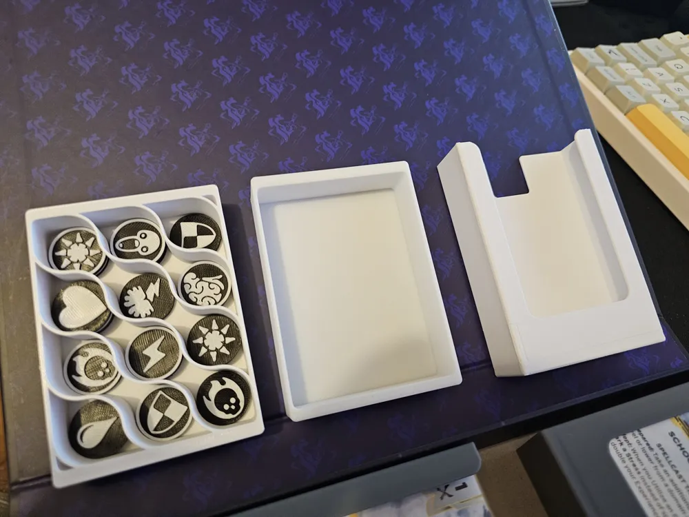 Token Heart Box Daggerheart Standard Ed. Card Boxes & Token Tray by Titorez MakerWorld ...