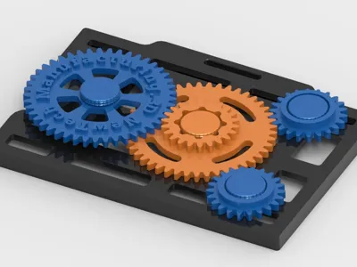 Fidget badge holder