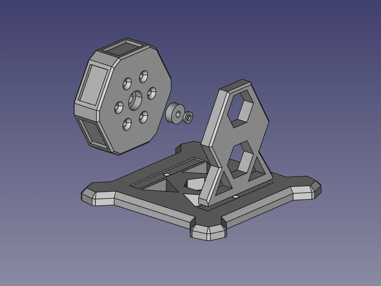 Magnetic rotating Dice, Magnetischer Würfel