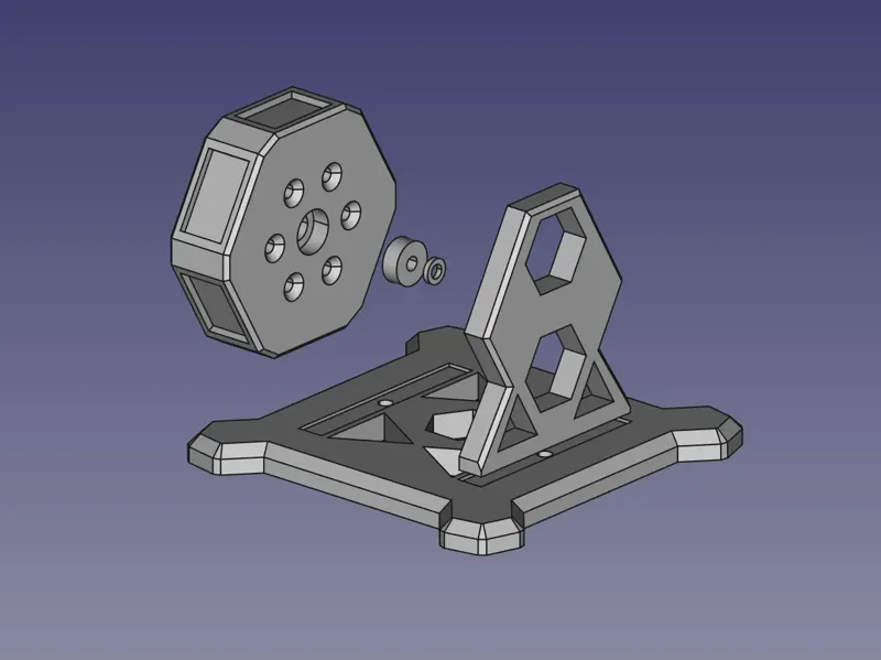 Magnetic rotating Dice, Magnetischer Würfel