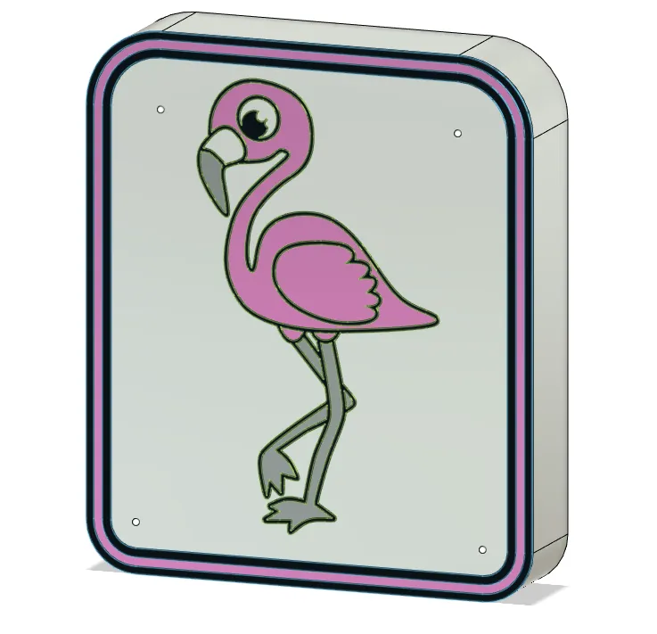 Flamingo Light Box