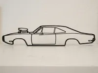 Decoration murale Dodge Charger 1969 de Dom (Fast and Furious) — photo 2