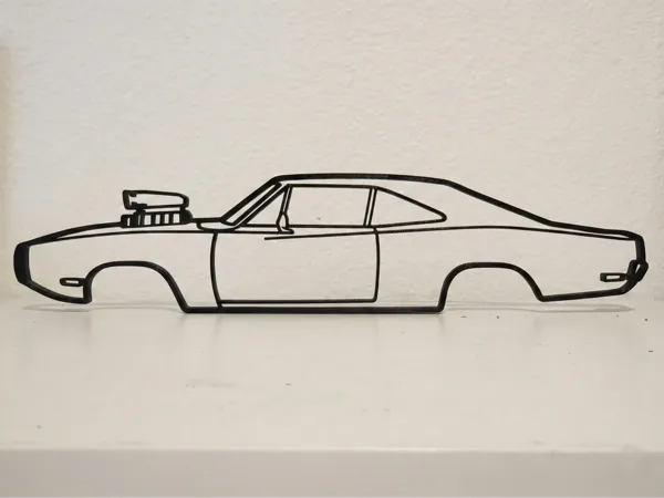 Decoration murale Dodge Charger 1969 de Dom (Fast and Furious)