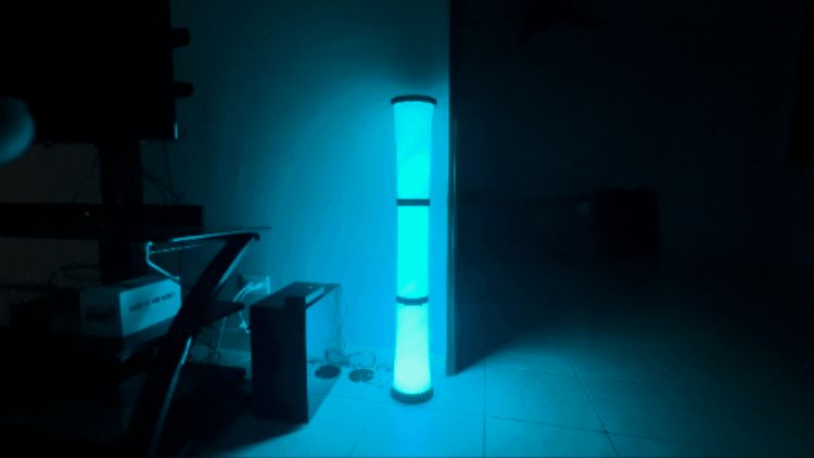 Modular LED Floor Lamp – Ambient RGB Tube Light